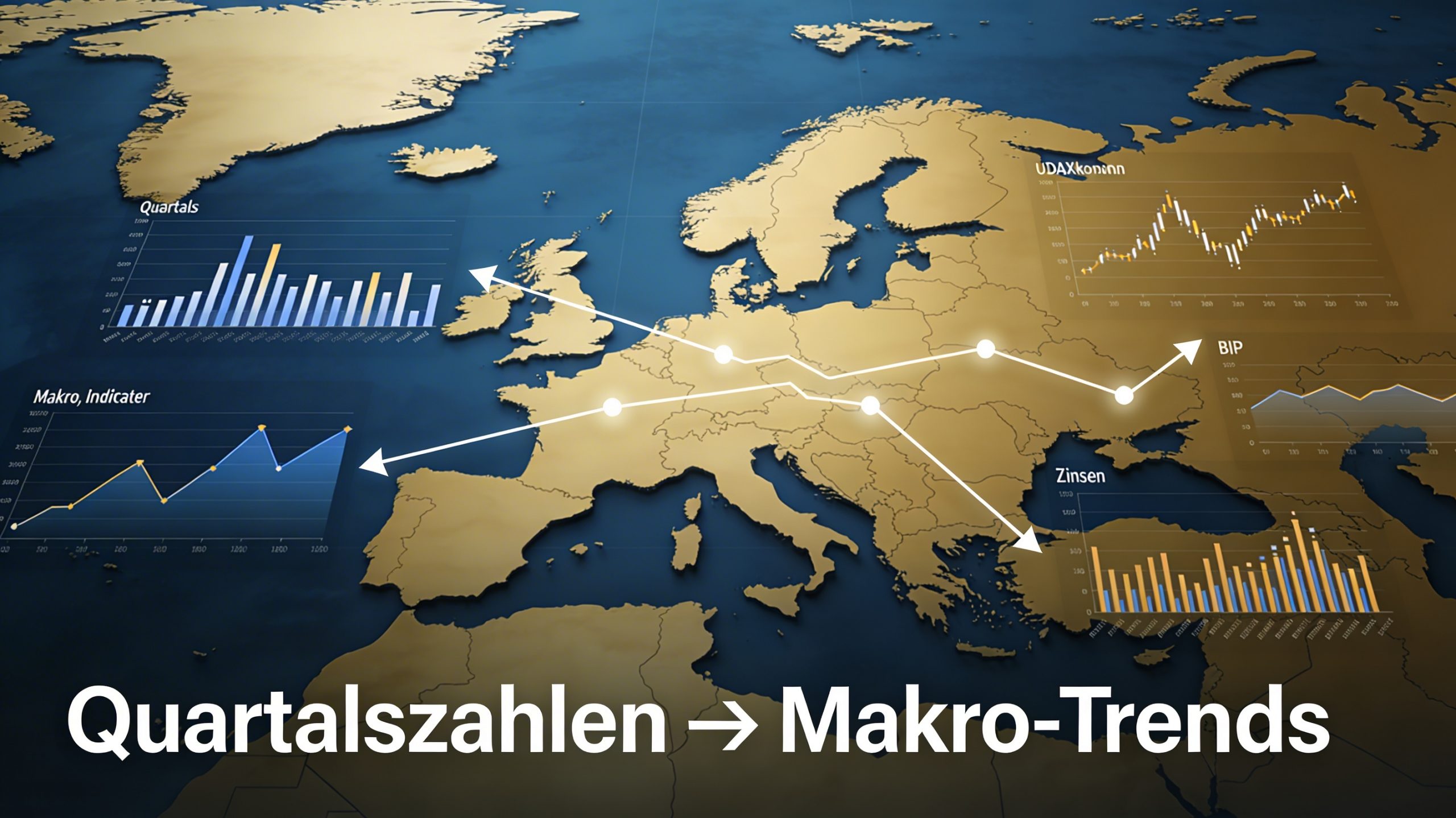 Ein Dashboard hilft dabei, Quartalszahlen richtig einordnen zu können, indem Sales, EBITDA und Free Cashflow analysiert werden.